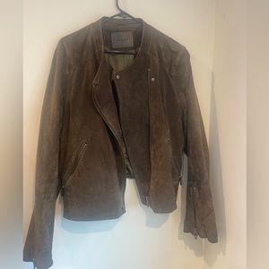 Blank NYC suede Moto jacket size XXL